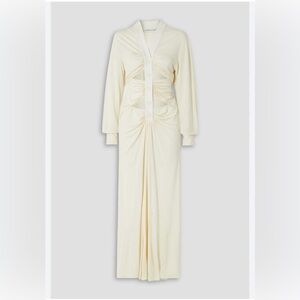 CRISTOPHER ESBER cutout ruched jersey  Maxi Dress
